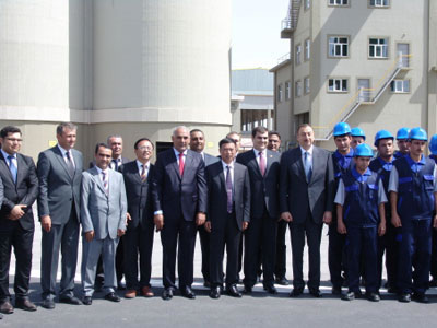 حضور حدث احتفال مصنع الأسمنت بأذربيجان GEMIKAYA GROUP