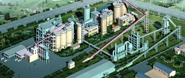 مصنع طحن الأسمنت (بقدرة إنتاجية سنوية: 2 مليون طن)